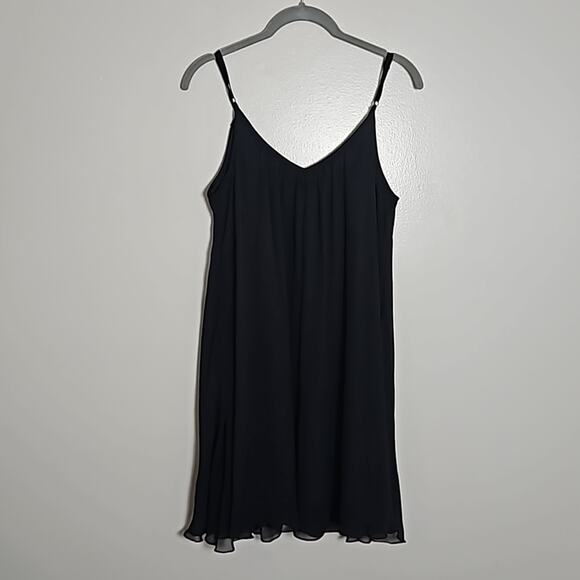 EUC Express Strappy Beaded V Neck Slip Dress Sz Medium - Picture 8 of 12